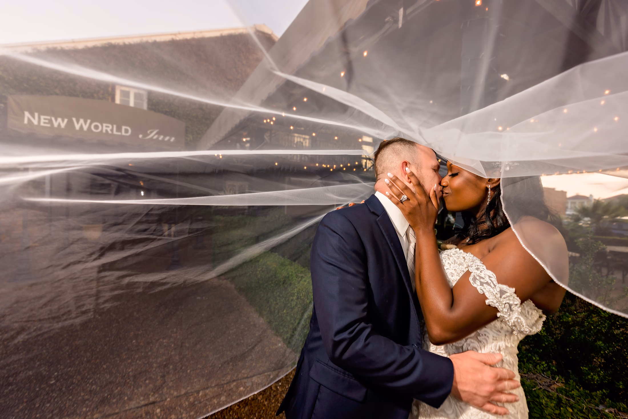 Destination wedding moment