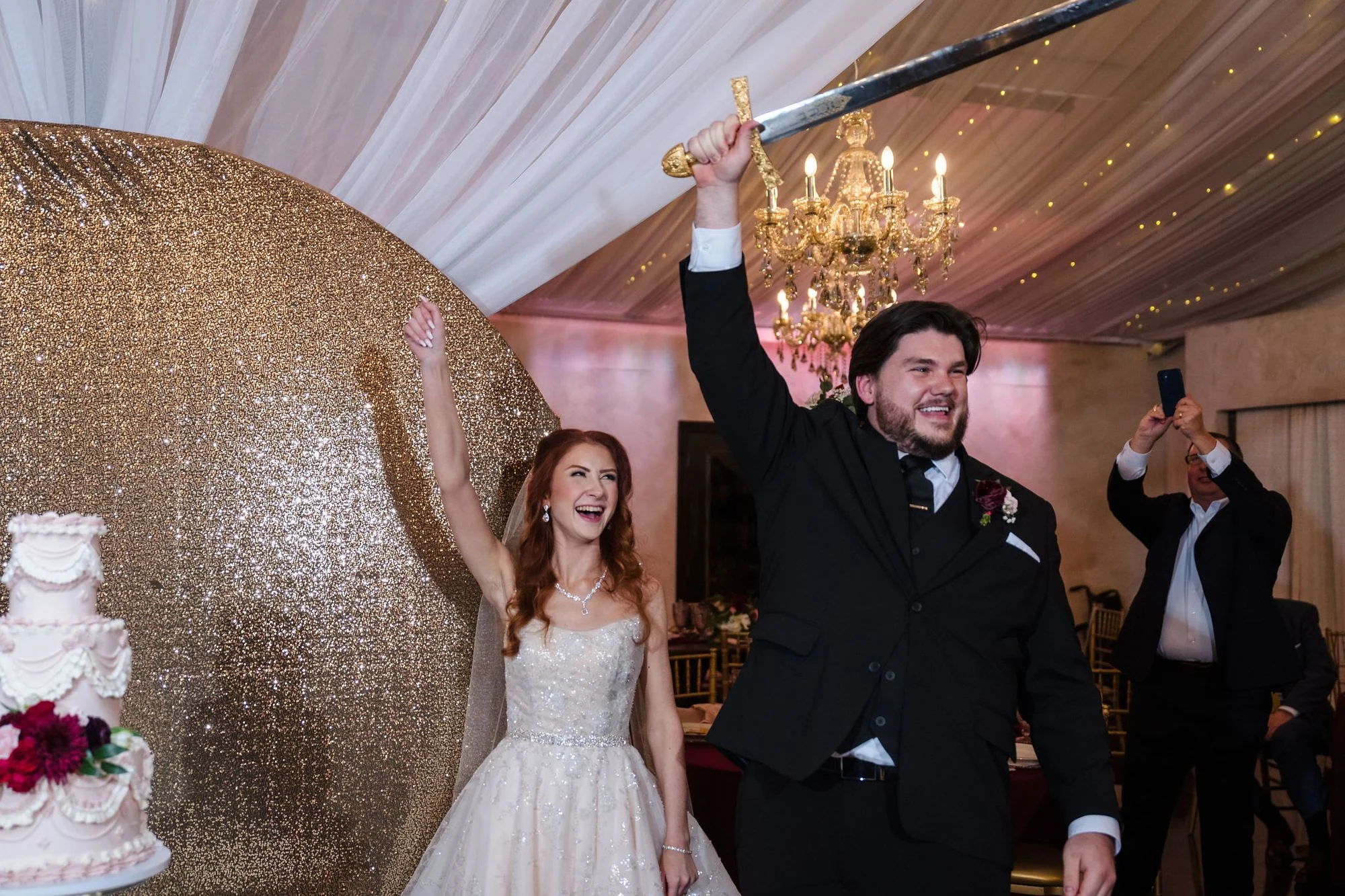 Jacob + Jewell wedding photo